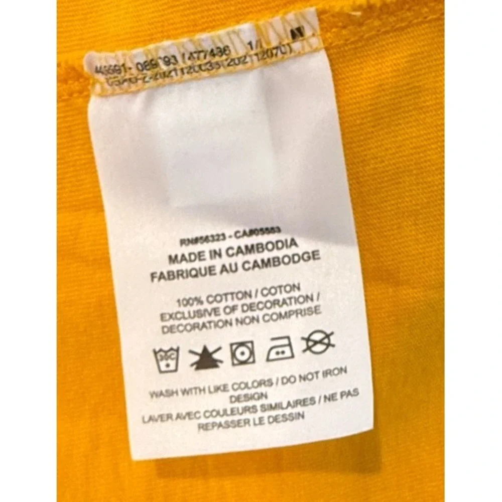 Jordan Jumpman Men's Yellow Gold T Shirt Short Sleeve Crew Neck Basketball